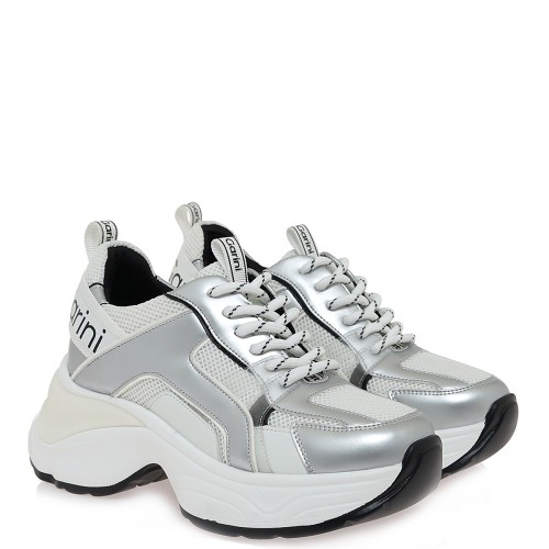 Renato Garini 2176-52RG45 Γυναικεία Sneakers Λευκό Ασημί Renato Garini 2176-52RG45 Γυναικεία Sneakers Λευκό Ασημί