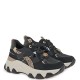RENATO GARINI</br>Renato Garini 386-52RG10 Γυναικεία Sneakers Μαύρο Nubuck Λεοπάρ Πόνυ RENATO GARINI</br>Renato Garini 386-52RG10 Γυναικεία Sneakers Μαύρο Nubuck Λεοπάρ Πόνυ