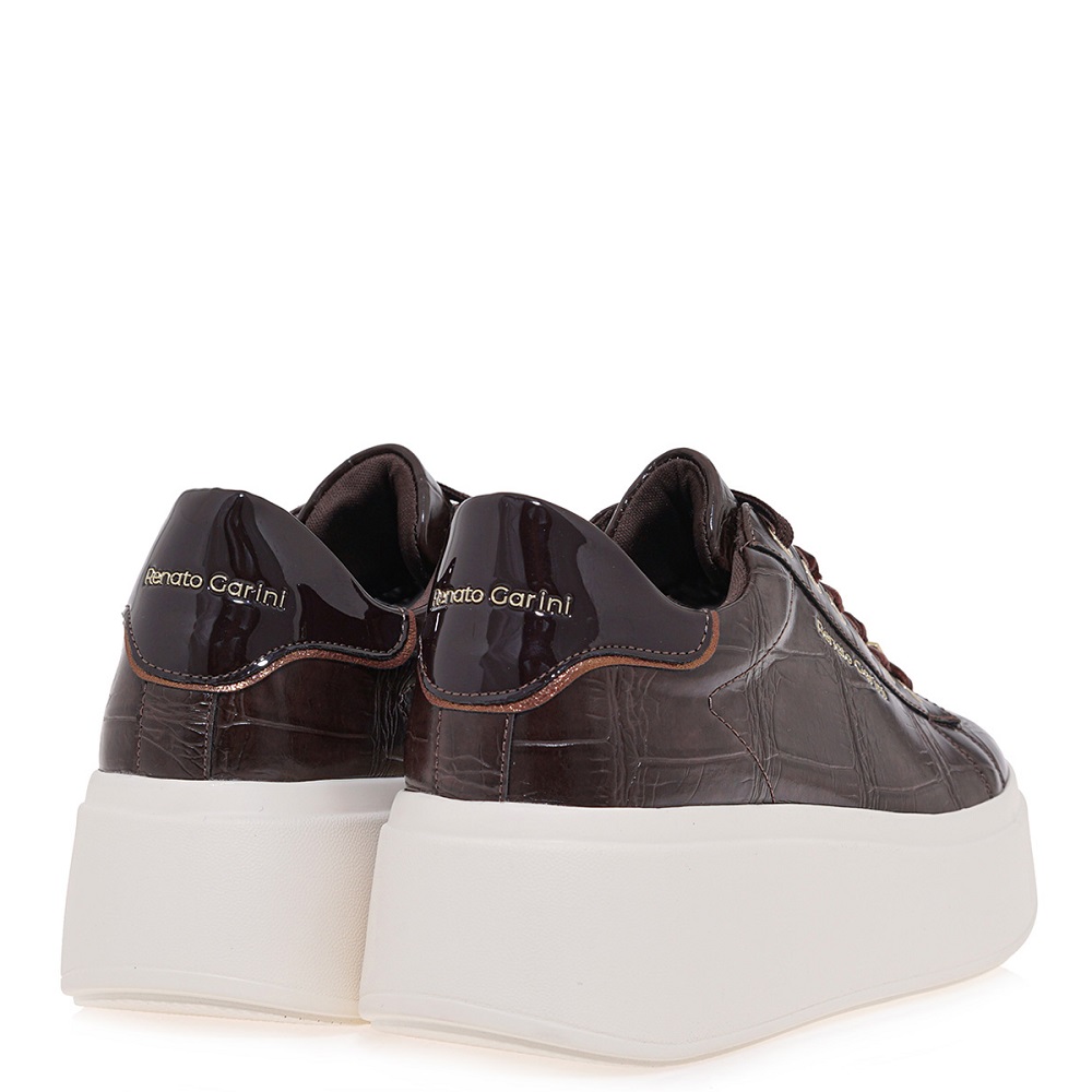 RENATO GARINI</br>Renato Garini 88-42EX125 Γυναικεία Sneakers Καφέ Κροκό Καφέ Μπρονζέ RENATO GARINI</br>Renato Garini 88-42EX125 Γυναικεία Sneakers Καφέ Κροκό Καφέ Μπρονζέ