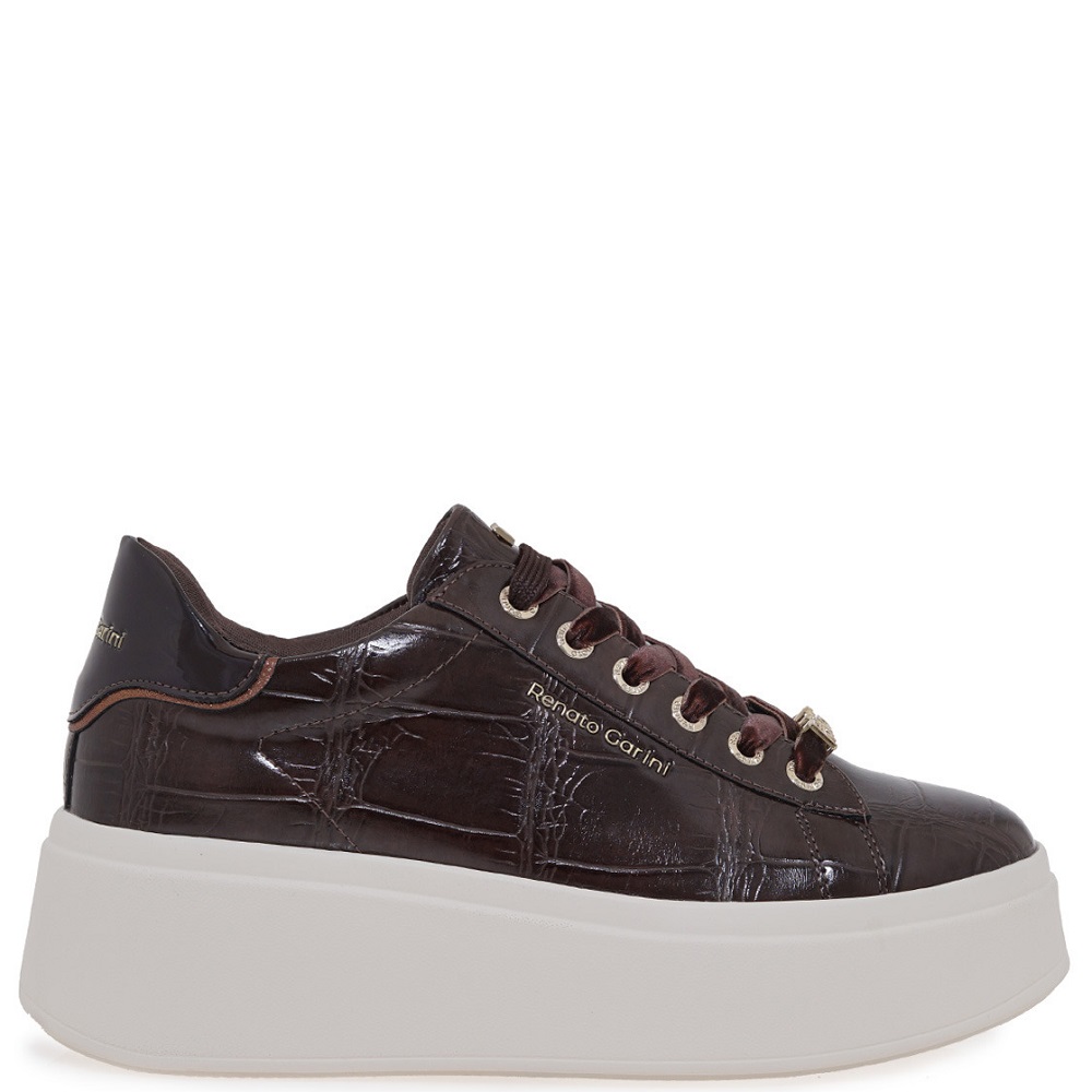 RENATO GARINI</br>Renato Garini 88-42EX125 Γυναικεία Sneakers Καφέ Κροκό Καφέ Μπρονζέ RENATO GARINI</br>Renato Garini 88-42EX125 Γυναικεία Sneakers Καφέ Κροκό Καφέ Μπρονζέ