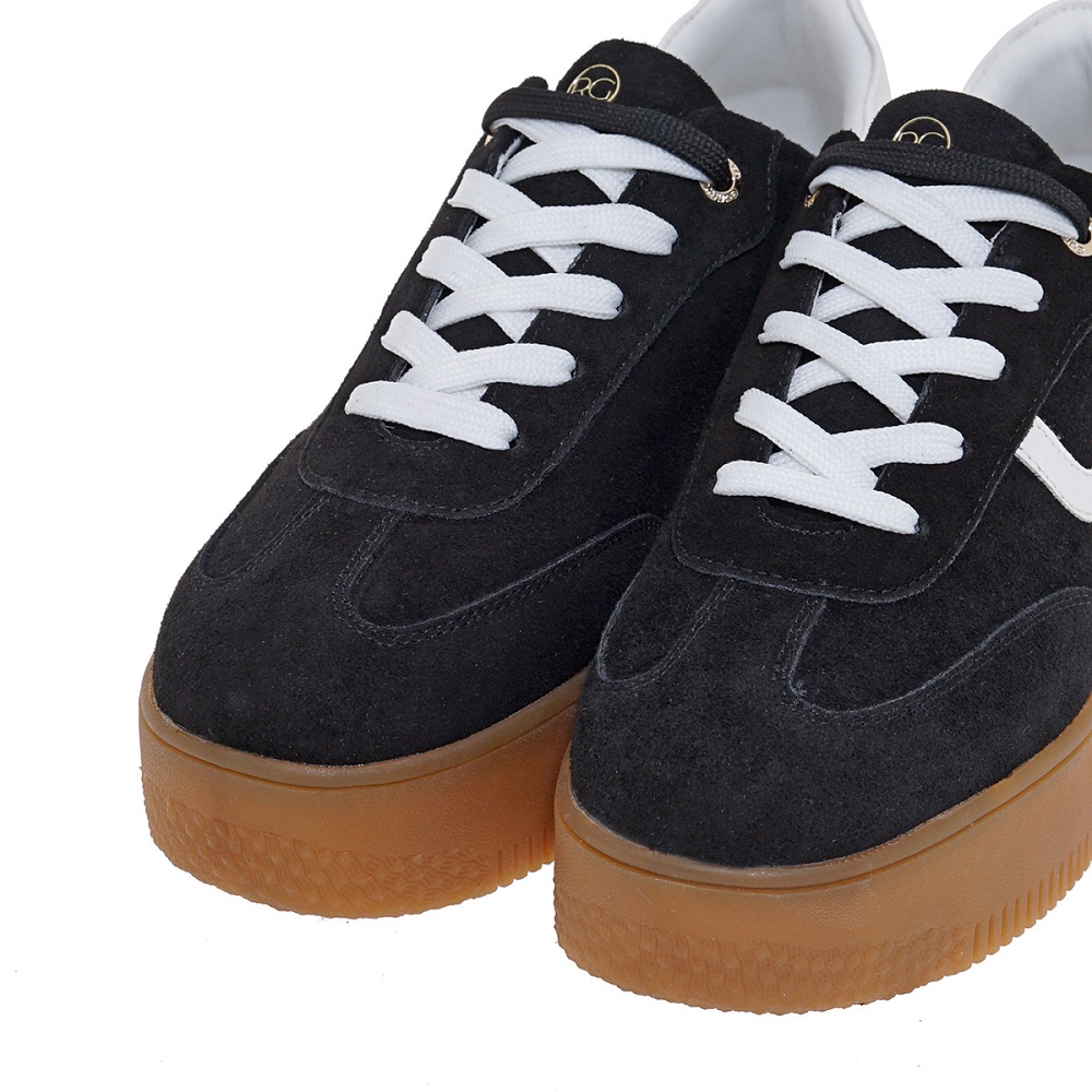 RENATO GARINI</br>Renato Garini 49-52RG34 Γυναικεία Sneakers Μαύρο Καστόρι Λευκό RENATO GARINI</br>Renato Garini 49-52RG34 Γυναικεία Sneakers Μαύρο Καστόρι Λευκό