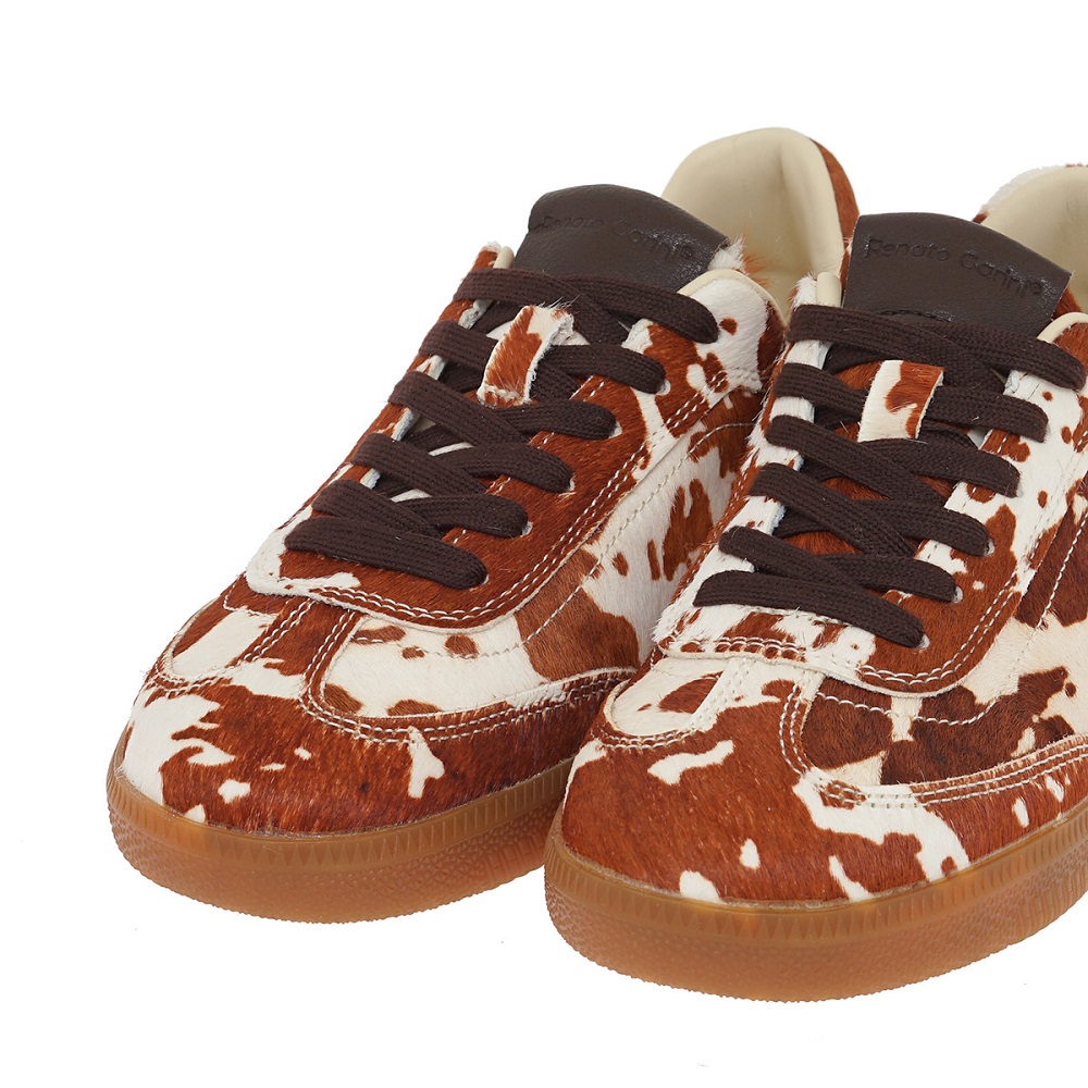 RENATO GARINI</br>Renato Garini L-2023A Γυναικεία Sneakers Καφέ/Μπεζ Δέρμα