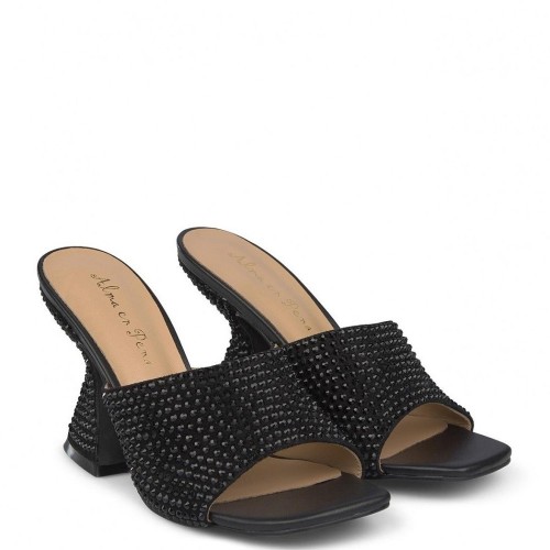 Γυναικεία Mules Μαύρο Suede V23225 Alma En Pena