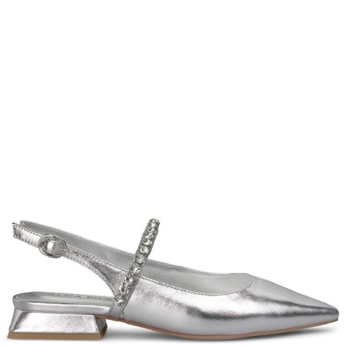 Γυναικεία Loafers Ασημί Δέρμα V240363 Alma En Pena Γυναικεία Loafers Ασημί Δέρμα V240363 Alma En Pena