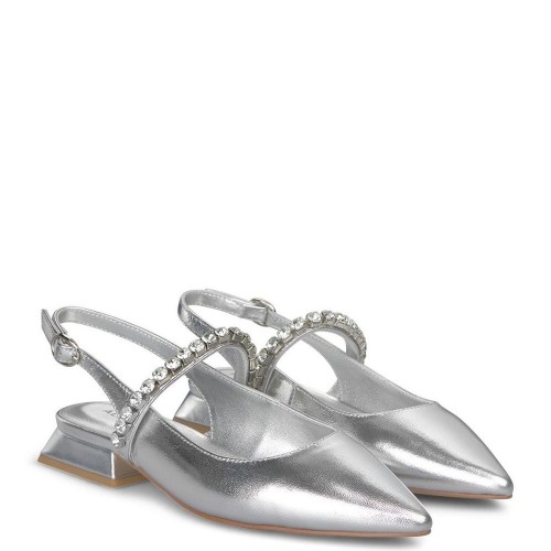 Γυναικεία Loafers Ασημί Δέρμα V240363 Alma En Pena Γυναικεία Loafers Ασημί Δέρμα V240363 Alma En Pena