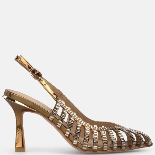 Alma En Pena V261811 Γυναικεία Slingback Μπρονζέ