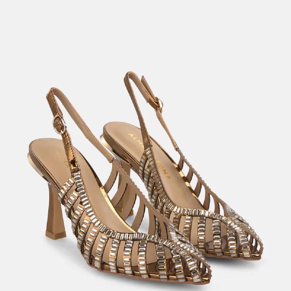 ALMA EN PENA</br>Alma En Pena V261811 Γυναικεία Slingback Μπρονζέ