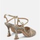 ALMA EN PENA</br>Alma En Pena V264101 Γυναικεία Πέδιλα Μπεζ Snake Δέρμα
