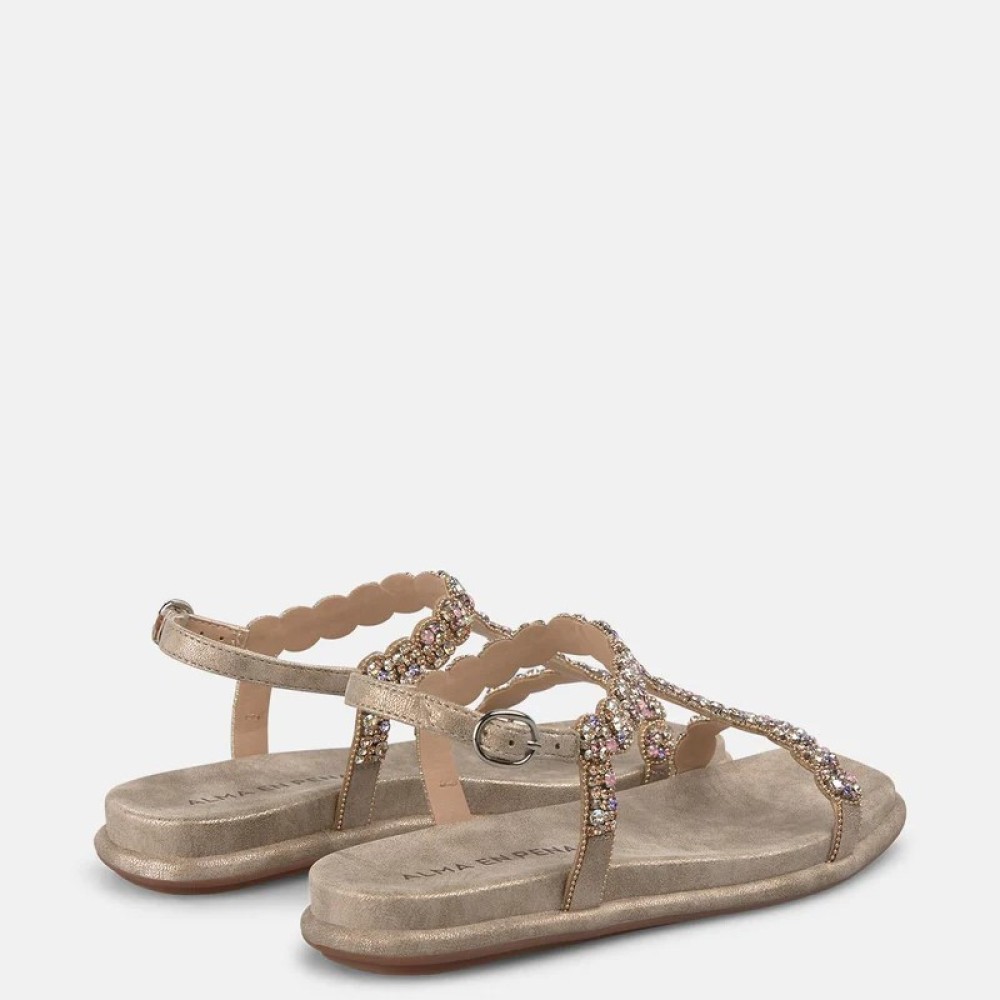 ALMA EN PENA</br>Alma En Pena V2651505 Γυναικεία Σανδάλια Μπρονζέ