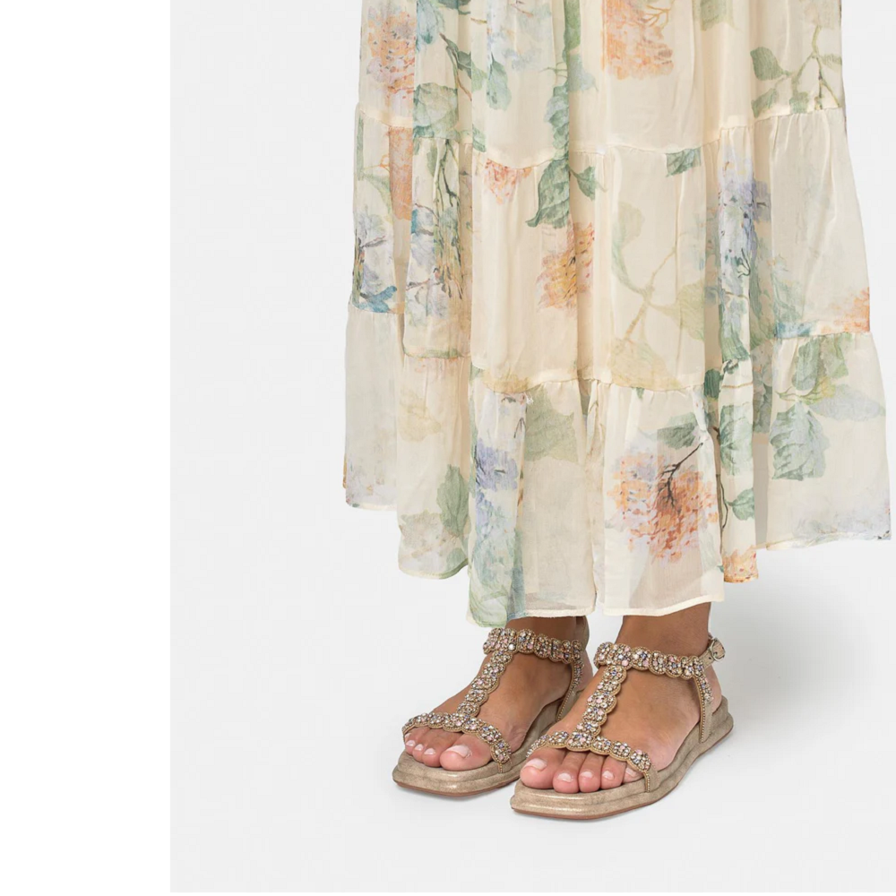 ALMA EN PENA</br>Alma En Pena V2651505 Γυναικεία Σανδάλια Μπρονζέ