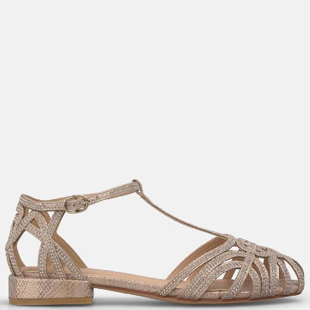 ALMA EN PENA</br>Alma En Pena V2651800 Γυναικεία Μπαλαρίνα Με Μπαρέτα Κάμελ