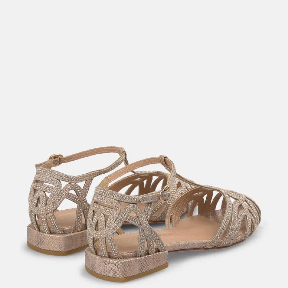 ALMA EN PENA</br>Alma En Pena V2651800 Γυναικεία Μπαλαρίνα Με Μπαρέτα Κάμελ