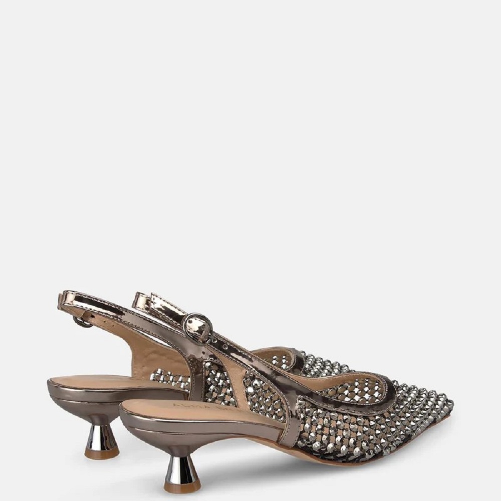 ALMA EN PENA</br>Alma En Pena V265203 Γυναικεία Slingback Ασημί 