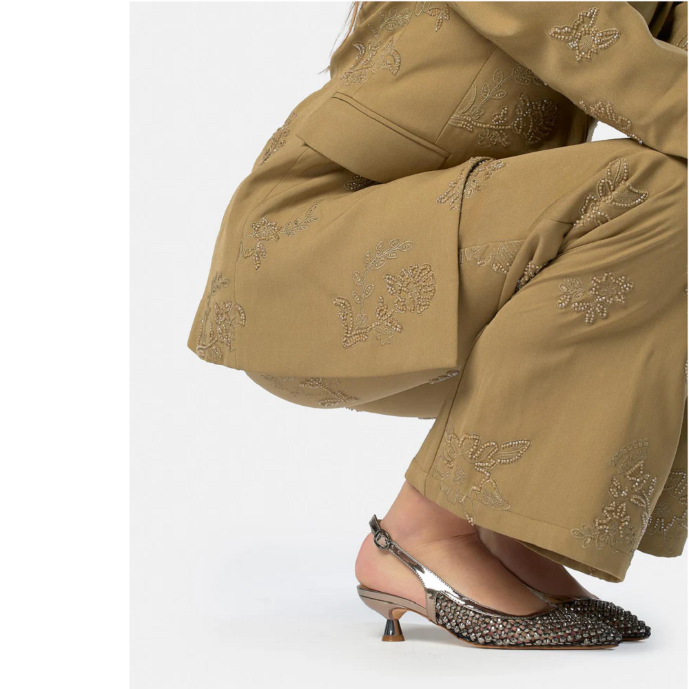 ALMA EN PENA</br>Alma En Pena V265203 Γυναικεία Slingback Ασημί 