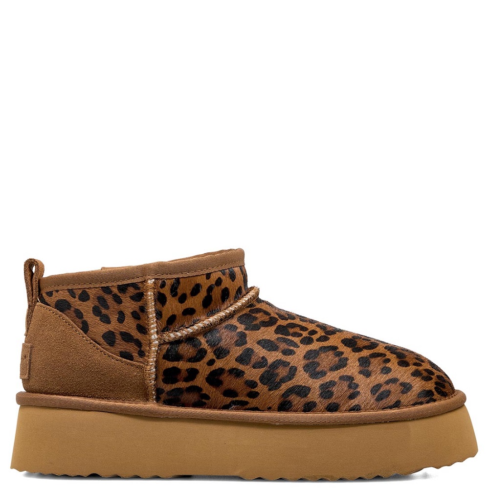 RENATO GARINI</br>Renato Garini MORES DB MINI Γυναικεία Apres-Ski Λεοπάρ Πόνυ RENATO GARINI</br>Renato Garini MORES DB MINI Γυναικεία Apres-Ski Λεοπάρ Πόνυ