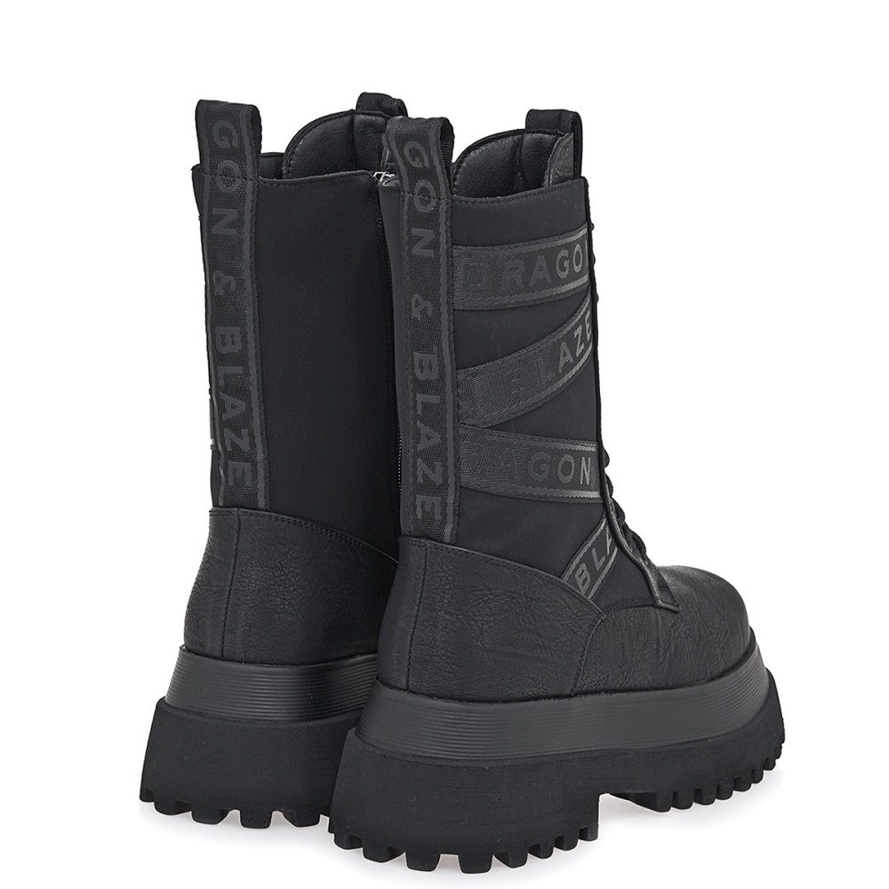 DRAGON & BLAZE</br>Dragon & Blaze P1857-T905 Γυναικεία Μποτάκια Μαύρο DRAGON & BLAZE</br>Dragon & Blaze P1857-T905 Γυναικεία Μποτάκια Μαύρο