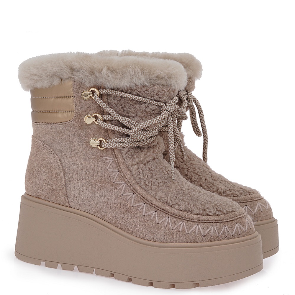 EXE</br>Exe EX23006-5A Γυναικεία Apres-Ski Μπεζ Καστόρι EXE</br>Exe EX23006-5A Γυναικεία Apres-Ski Μπεζ Καστόρι