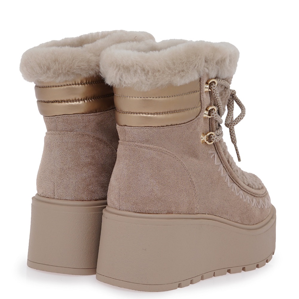 EXE</br>Exe EX23006-5A Γυναικεία Apres-Ski Μπεζ Καστόρι EXE</br>Exe EX23006-5A Γυναικεία Apres-Ski Μπεζ Καστόρι