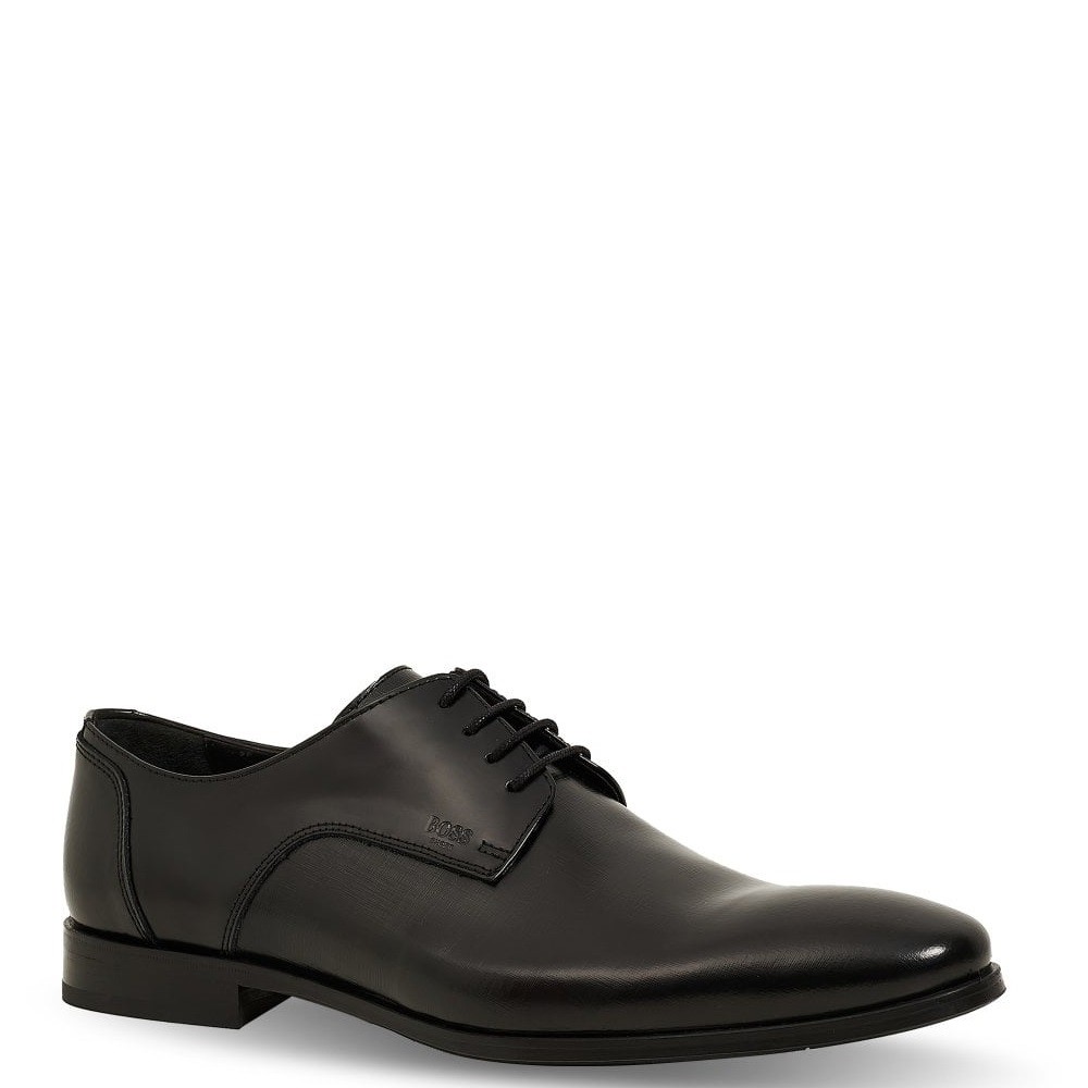 BOSS</br>Ανδρικά Δετά Παπούτσια Μαύρο Δέρμα V4972 GLAMOUR Boss BOSS</br>Ανδρικά Δετά Παπούτσια Μαύρο Δέρμα V4972 GLAMOUR Boss