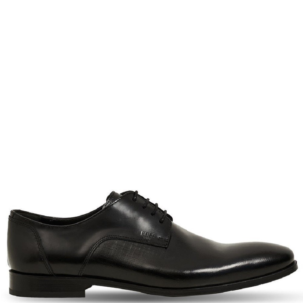 BOSS</br>Ανδρικά Δετά Παπούτσια Μαύρο Δέρμα V4972 GLAMOUR Boss BOSS</br>Ανδρικά Δετά Παπούτσια Μαύρο Δέρμα V4972 GLAMOUR Boss