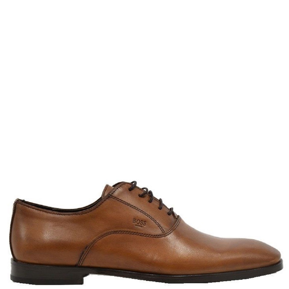 BOSS</br>Ανδρικά Δετά Παπούτσια Κονιάκ Δέρμα V7167 AQUA Boss BOSS</br>Ανδρικά Δετά Παπούτσια Κονιάκ Δέρμα V7167 AQUA Boss