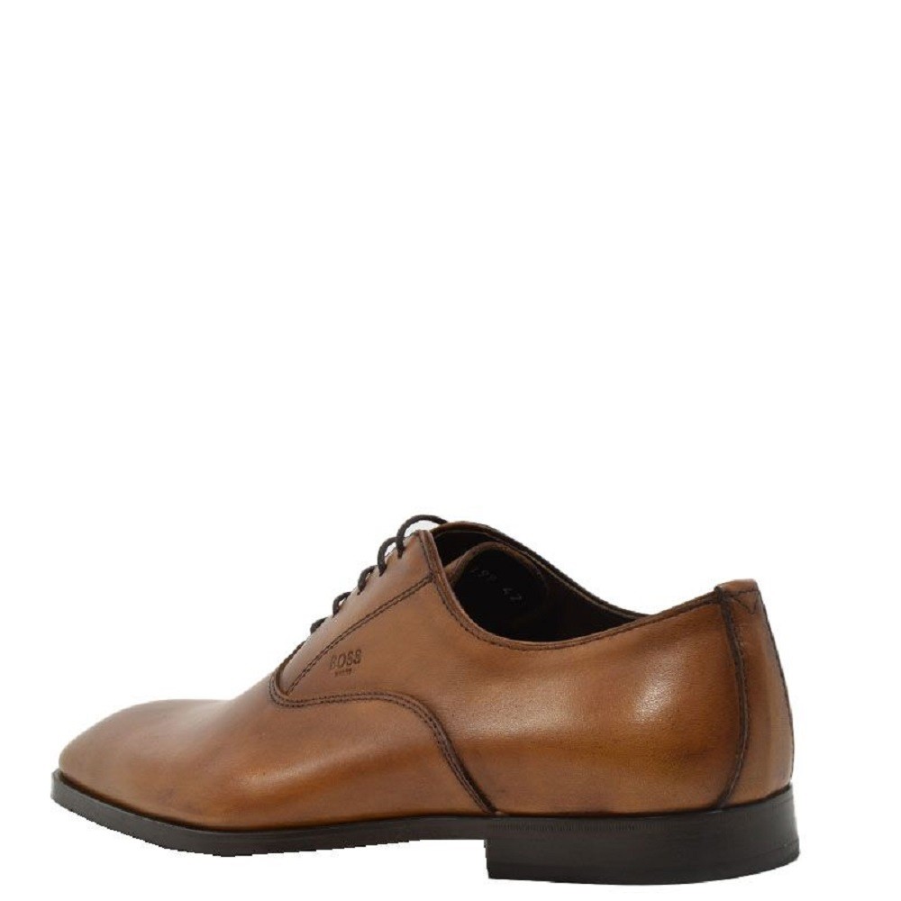 BOSS</br>Ανδρικά Δετά Παπούτσια Κονιάκ Δέρμα V7167 AQUA Boss BOSS</br>Ανδρικά Δετά Παπούτσια Κονιάκ Δέρμα V7167 AQUA Boss