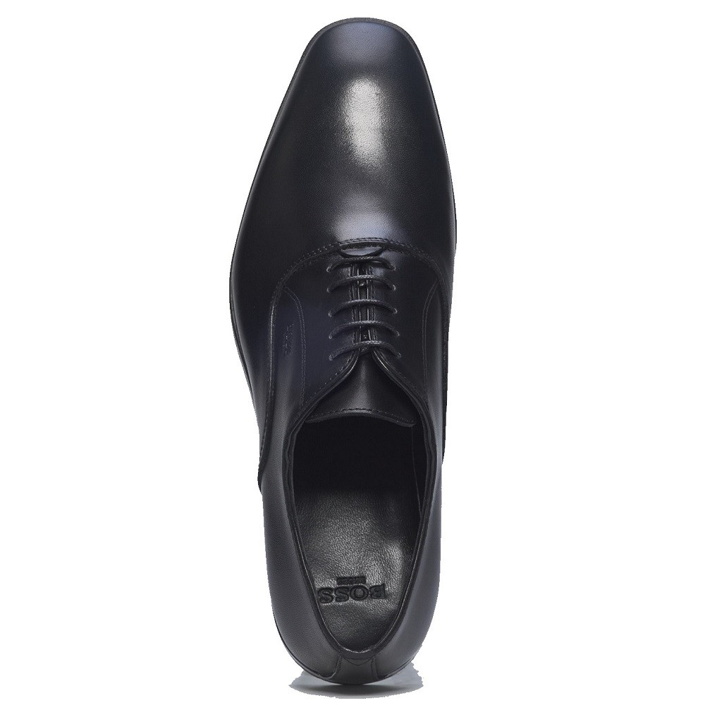 BOSS</br>Ανδρικά Δετά Παπούτσια Μαύρο Δέρμα V7167 DIAMOND Boss BOSS</br>Ανδρικά Δετά Παπούτσια Μαύρο Δέρμα V7167 DIAMOND Boss