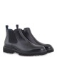 RENATO GARINI</br>Ανδρικά Μποτάκια Μαύρο Δέρμα Chelsea V7533-011 Renato Garini