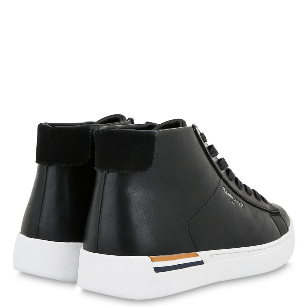 RENATO GARINI</br>Ανδρικά Μποτάκια Μαύρο/Μαύρο Καστόρι VICENTE-0527 Renato Garini