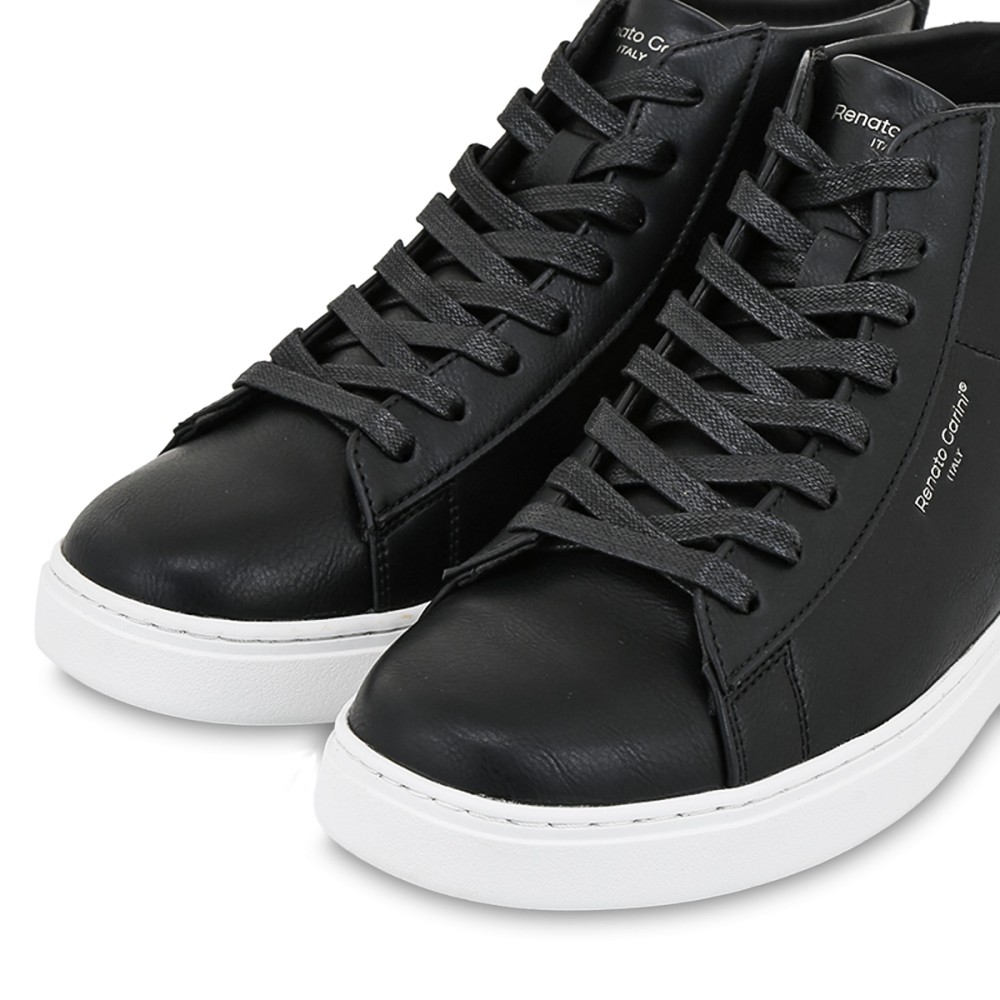 RENATO GARINI</br>Ανδρικά Μποτάκια Μαύρο/Μαύρο Καστόρι VICENTE-0527 Renato Garini