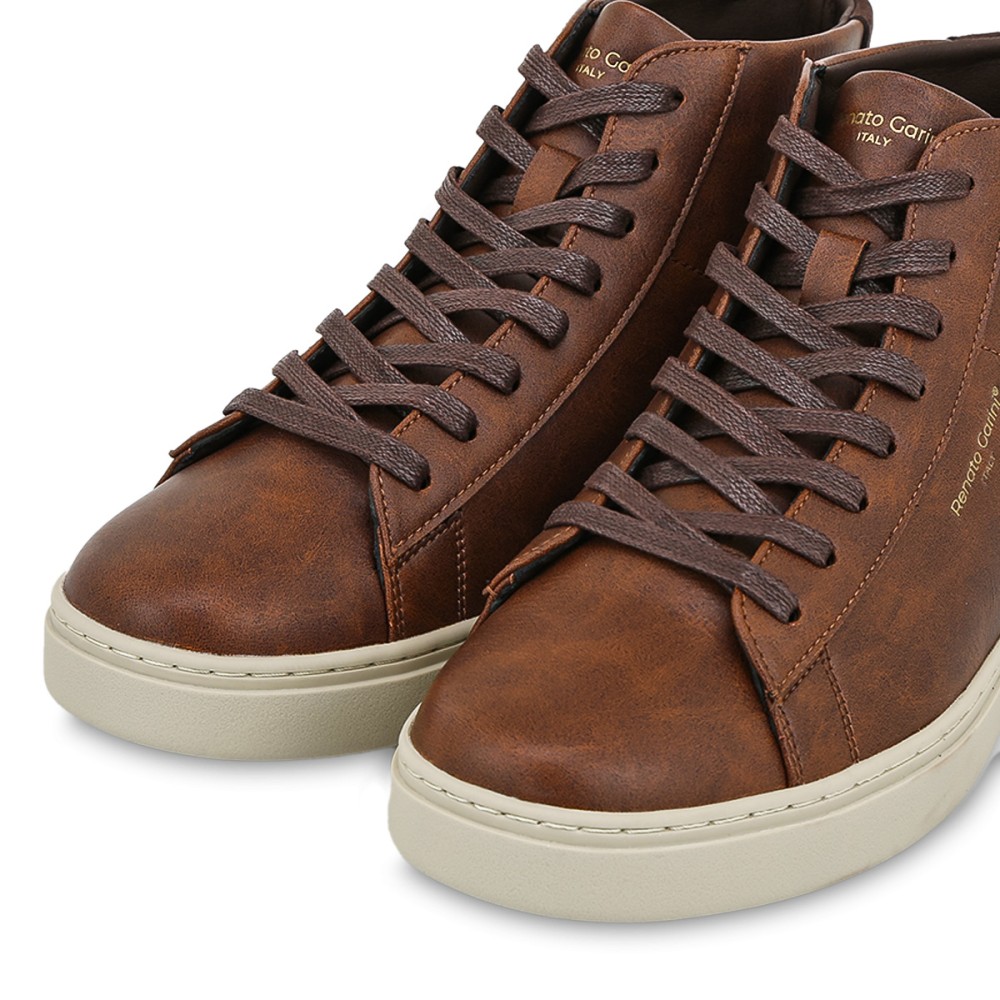 RENATO GARINI</br>Ανδρικά Μποτάκια Ταμπά/Καφέ Καστόρι VICENTE-0527 Renato Garini