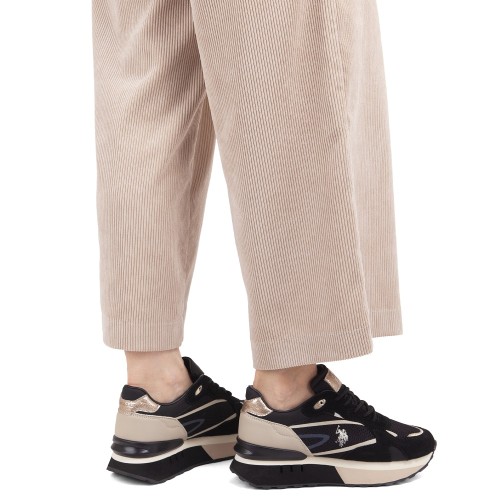 U.S. Polo Assn. VICKY001-BLK-BEI01 Γυναικεία Sneakers Μαύρο/Μπεζ U.S. Polo Assn. VICKY001-BLK-BEI01 Γυναικεία Sneakers Μαύρο/Μπεζ