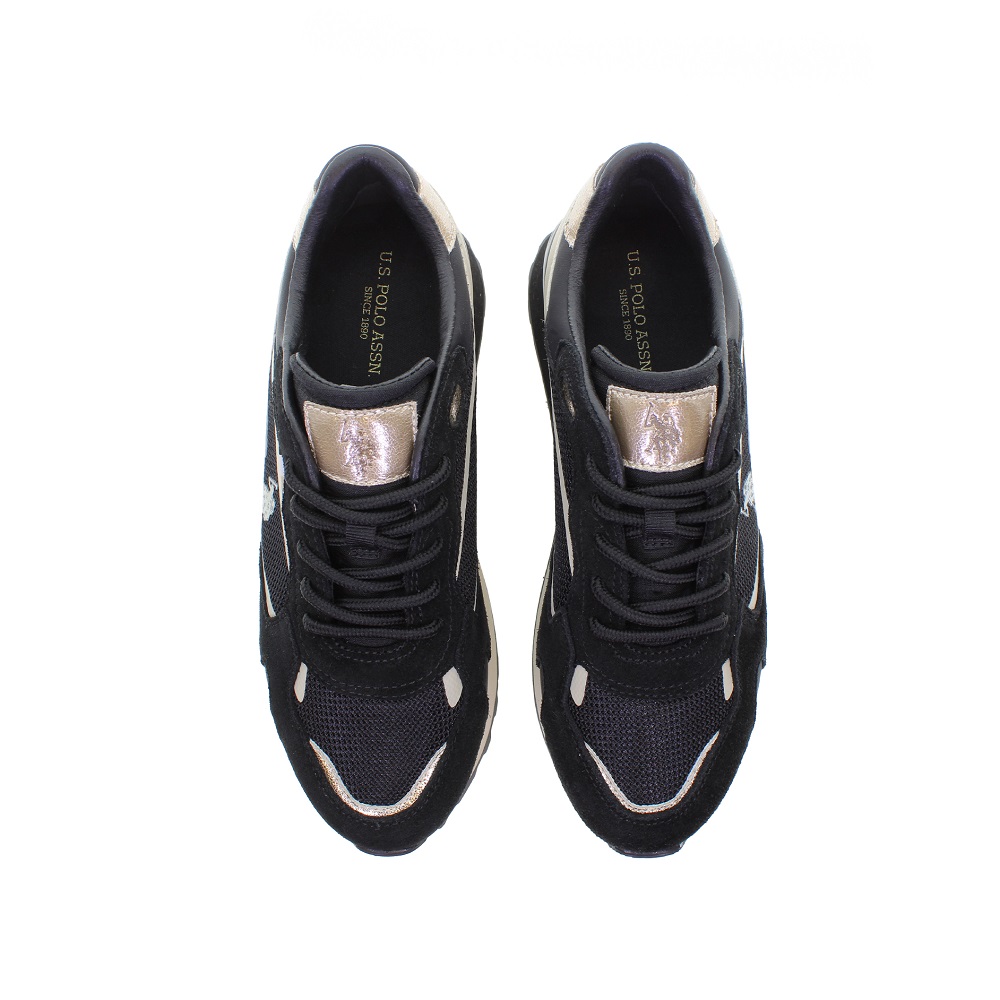U.S. POLO ASSN.</br>U.S. Polo Assn. VICKY001-BLK-BEI01 Γυναικεία Sneakers Μαύρο/Μπεζ U.S. POLO ASSN.</br>U.S. Polo Assn. VICKY001-BLK-BEI01 Γυναικεία Sneakers Μαύρο/Μπεζ