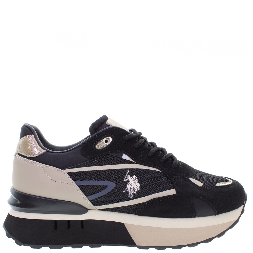 U.S. POLO ASSN.</br>U.S. Polo Assn. VICKY001-BLK-BEI01 Γυναικεία Sneakers Μαύρο/Μπεζ U.S. POLO ASSN.</br>U.S. Polo Assn. VICKY001-BLK-BEI01 Γυναικεία Sneakers Μαύρο/Μπεζ