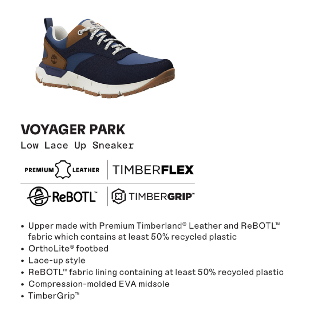TIMBERLAND</br>Timberland Voyager Park Low Lace A6DTE-EP6 Ανδρικά Sneakers Μπεζ