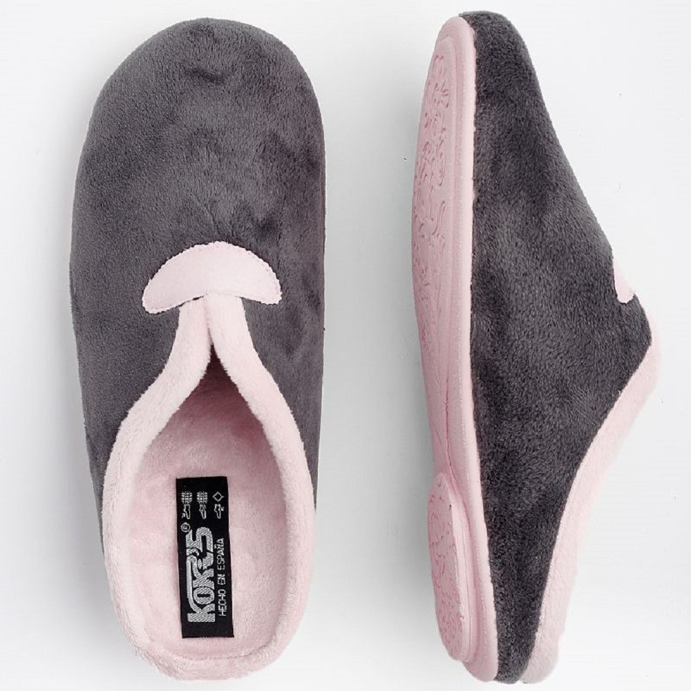 COMODOS</br>Γυναικείες Παντόφλες Γκρι 91025 Comodos COMODOS</br>Γυναικείες Παντόφλες Γκρι 91025 Comodos