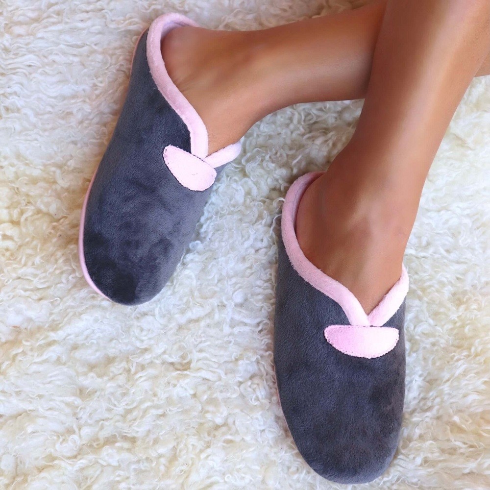 COMODOS</br>Γυναικείες Παντόφλες Γκρι 91025 Comodos COMODOS</br>Γυναικείες Παντόφλες Γκρι 91025 Comodos