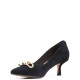 CLARKS</br>Γυναικείες Γόβες Μαύρο Suede VIOLET55 TRIM Clarks