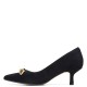 CLARKS</br>Γυναικείες Γόβες Μαύρο Suede VIOLET55 TRIM Clarks