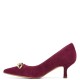 CLARKS</br>Γυναικείες Γόβες Μπορντό Suede VIOLET55 TRIM Clarks
