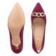 CLARKS</br>Γυναικείες Γόβες Μπορντό Suede VIOLET55 TRIM Clarks