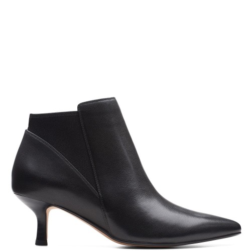 Γυναικεία Μποτάκια Μαύρο Δέρμα VIOLET55 UP Clarks