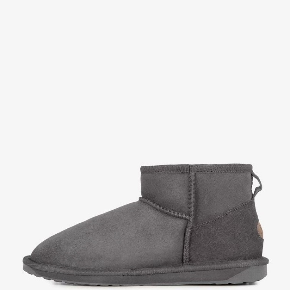 EMU Australia</br>Emu Australia W10937 STINGER MICRO Γυναικεία Μποτάκια Αδιάβροχα Γκρι Δέρμα EMU Australia</br>Emu Australia W10937 STINGER MICRO Γυναικεία Μποτάκια Αδιάβροχα Γκρι Δέρμα