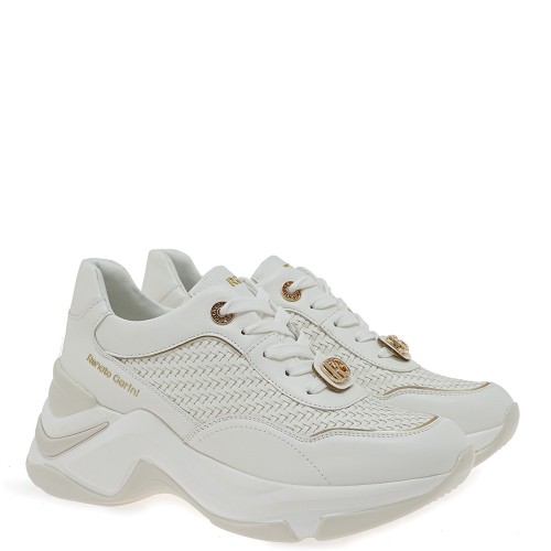Renato Garini 106-52RG20 Γυναικεία Sneakers Λευκό Πλεκτό