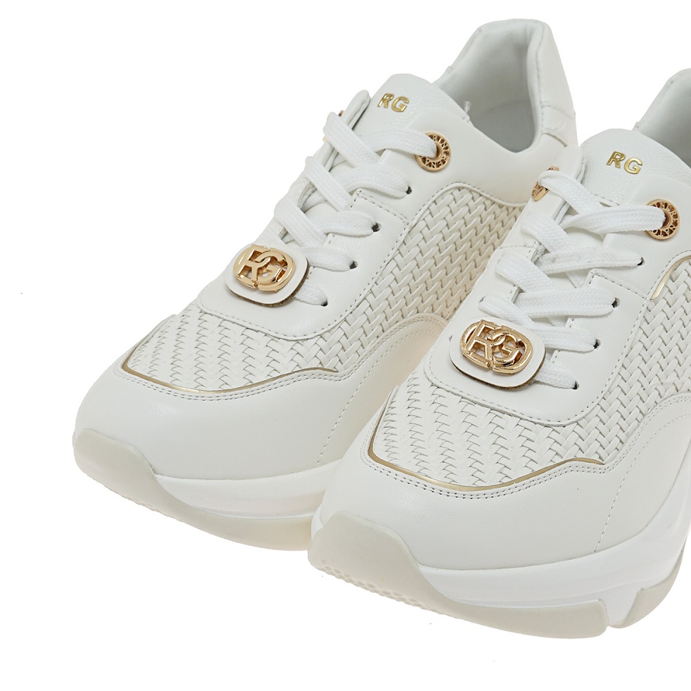 RENATO GARINI</br>Renato Garini 106-52RG20 Γυναικεία Sneakers Λευκό Πλεκτό