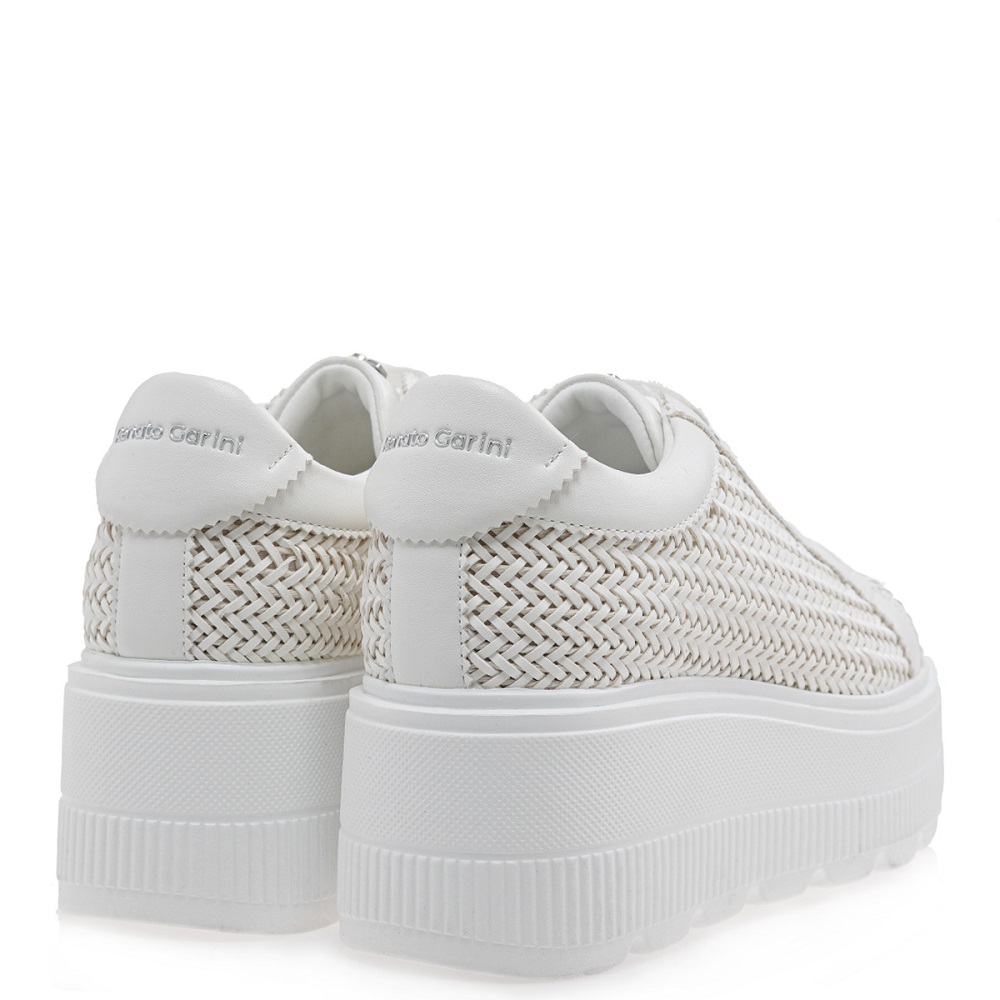 RENATO GARINI</br>Renato Garini 2201-61RG69 Γυναικεία Sneakers Λευκό Πλεκτό
