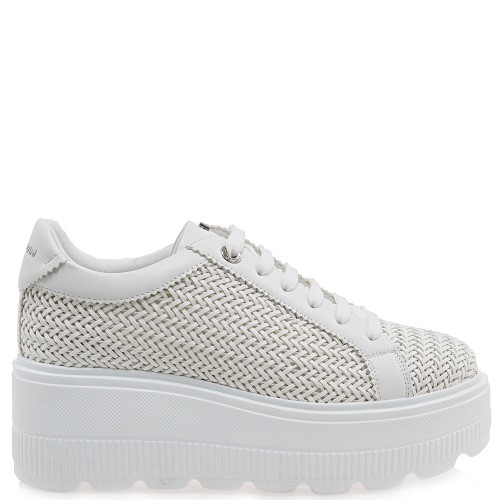 Renato Garini 2201-61RG69 Γυναικεία Sneakers Λευκό Πλεκτό