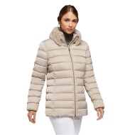 Γυναικείο Μπουφάν Αδιάβροχο Μπεζ W3626T T2655 F1724 BETTANIE Geox