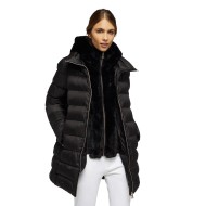 Γυναικείο Μπουφάν Αδιάβροχο Μαύρο W3628F TC177 F0278 DESYA Geox