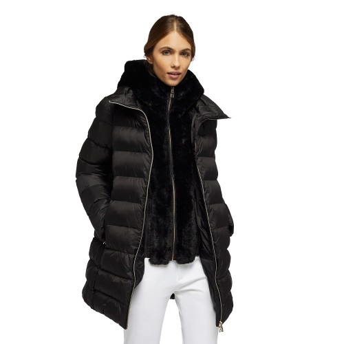 Γυναικείο Μπουφάν Αδιάβροχο Μαύρο W3628F TC177 F0278 DESYA Geox